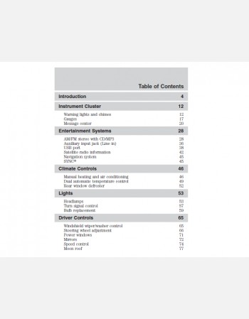ford escape 2012 owners manual
